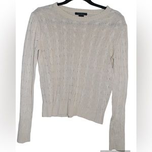 The limited silk cashmere sweater cream M